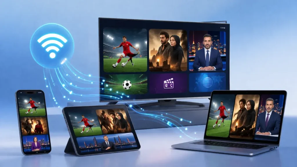 كيف يعمل IPTV