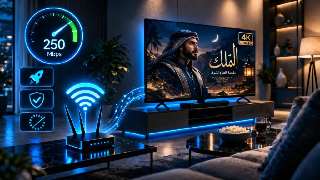 تحسين الإنترنت للبث