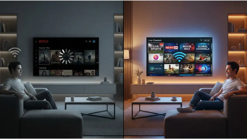 IPTV مقابل Streaming